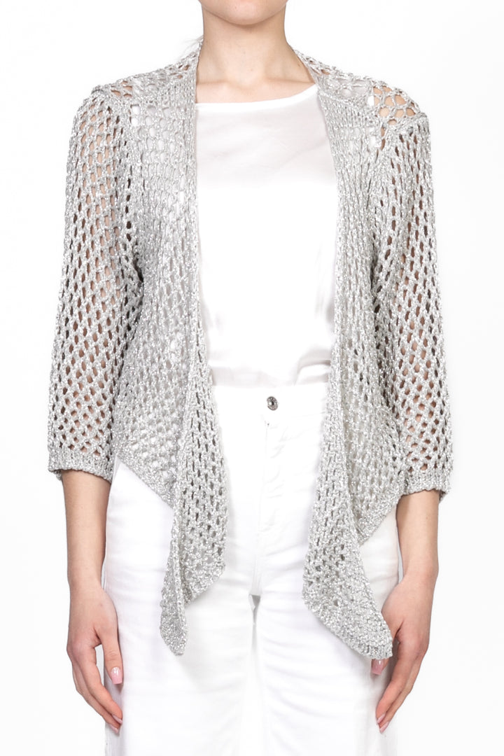 Vicolo - Cardigan scaldacuore lurex traforato Art. 33015D