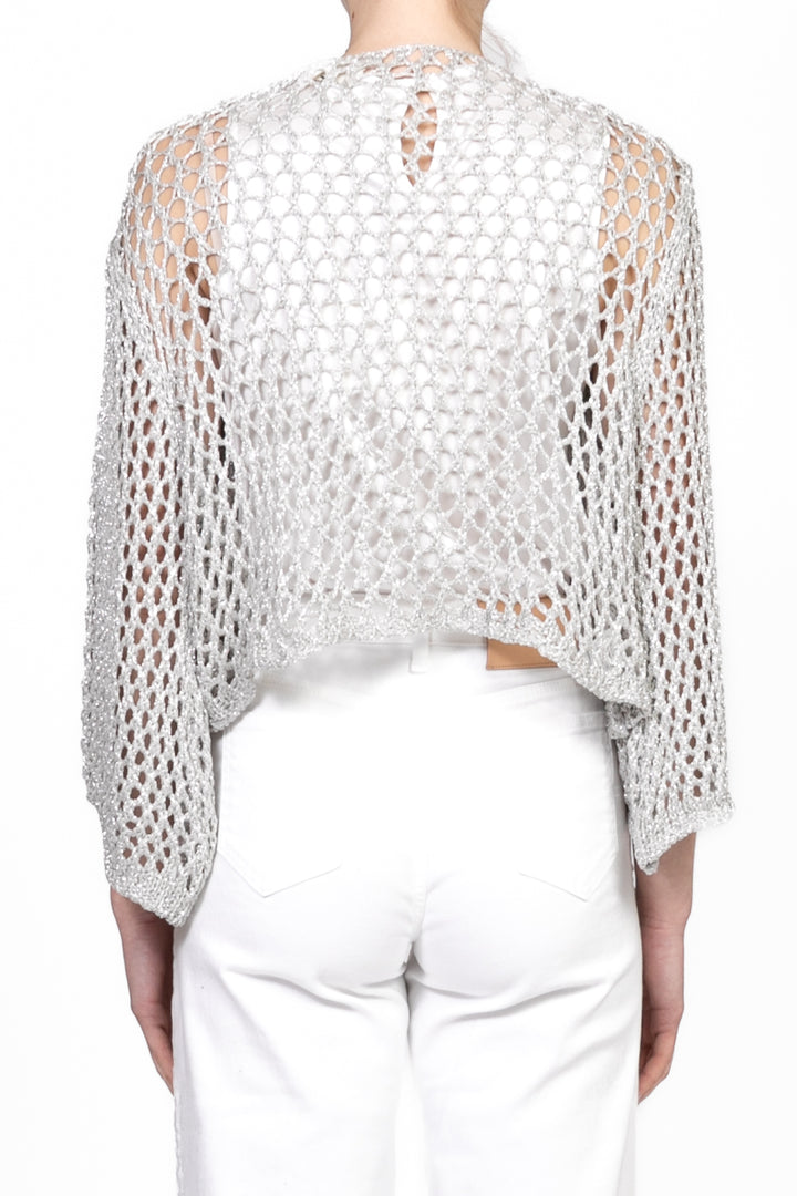 Vicolo - Cardigan scaldacuore lurex traforato Art. 33015D