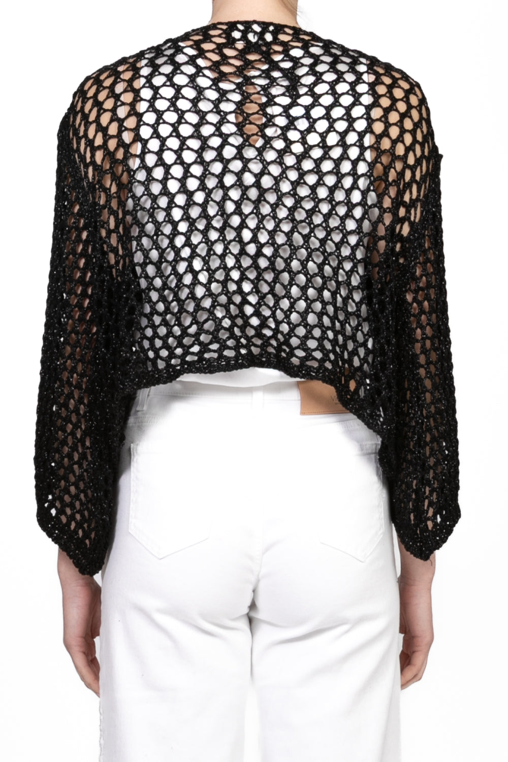 Vicolo - Cardigan scaldacuore lurex traforato Art. 33015D
