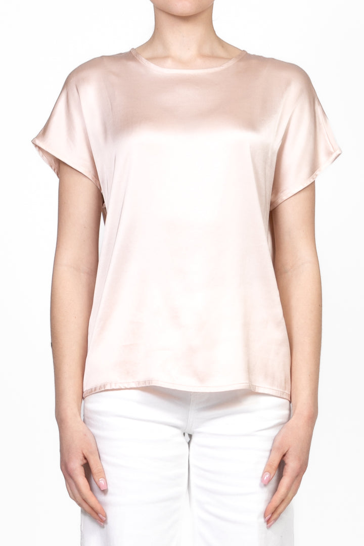 Tensione in - Blusa manica corta in satin Art. F8460B97Q