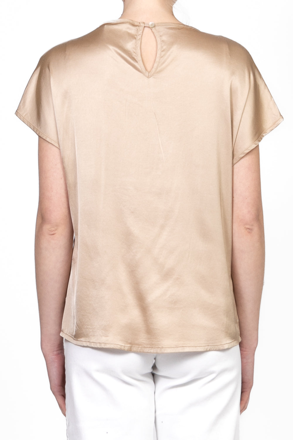 Tensione in - Blusa manica corta in satin Art. F8460B97Q