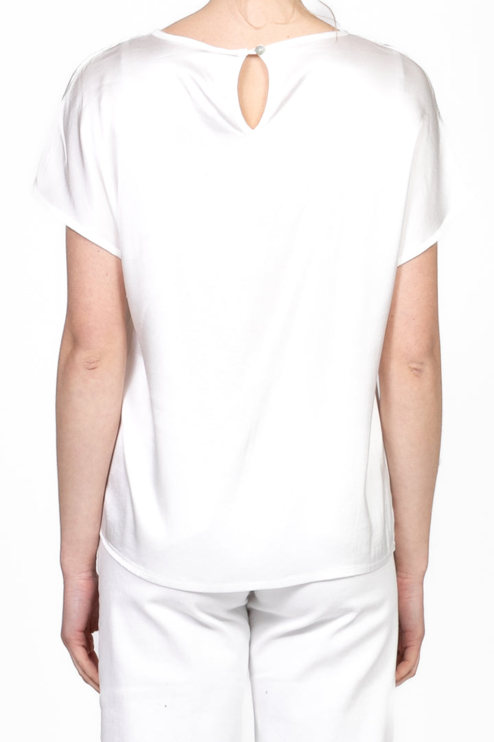 Tensione in - Blusa manica corta in satin Art. F8460B97Q