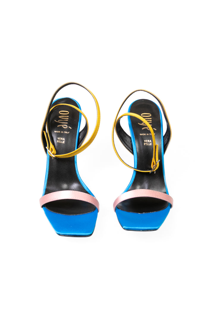 Ovyé - Sandalo multicolor con tacco Art. LF018Y073RAS