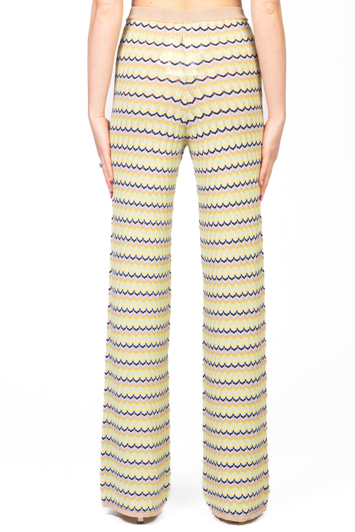 Vicolo - Pantalone in maglia fantasia Art. 22154D