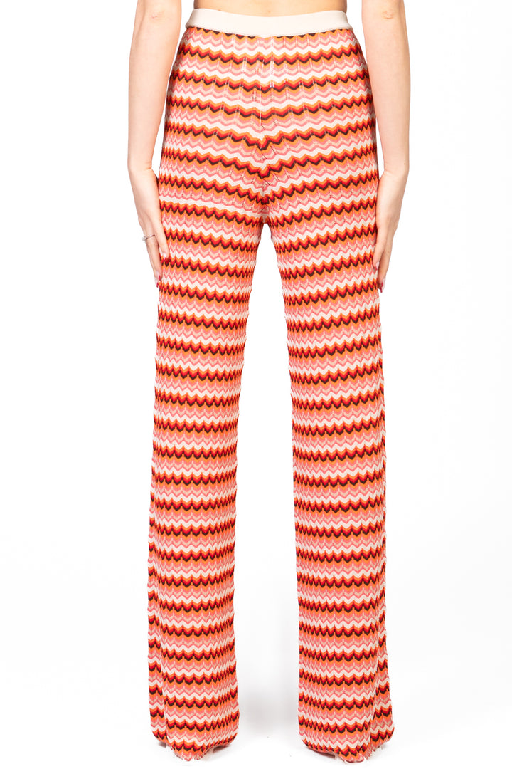 Vicolo - Pantalone in maglia fantasia Art. 22154D