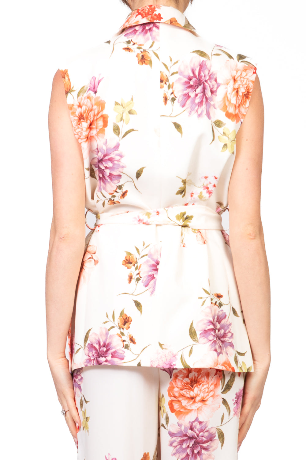 Vicolo - Gilet floreale con fusciacca Art. TD2258