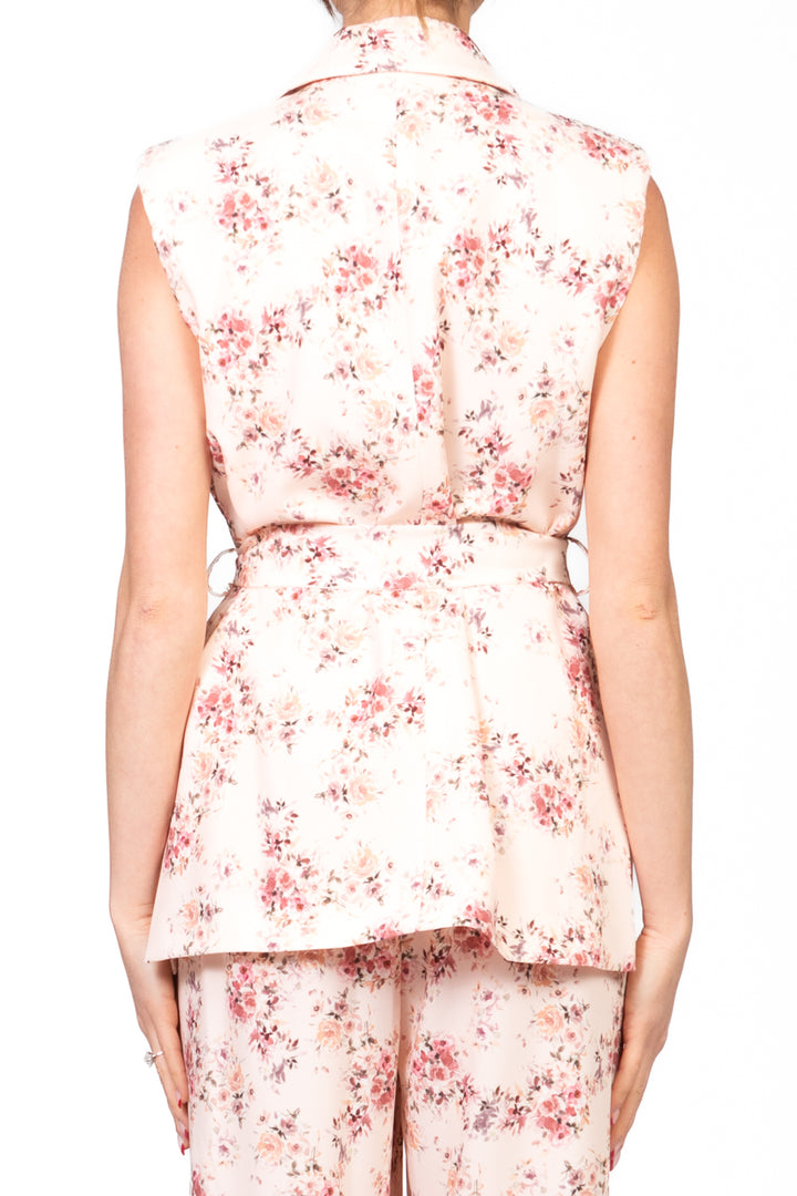 Vicolo - Gilet floreale con fusciacca Art. TD2254