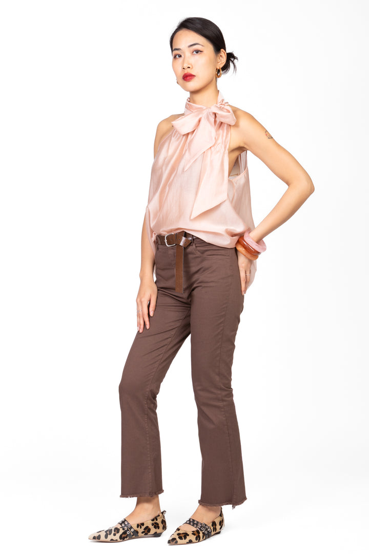 Tensione In - Top smanicato con fiocco Art. 25C7552