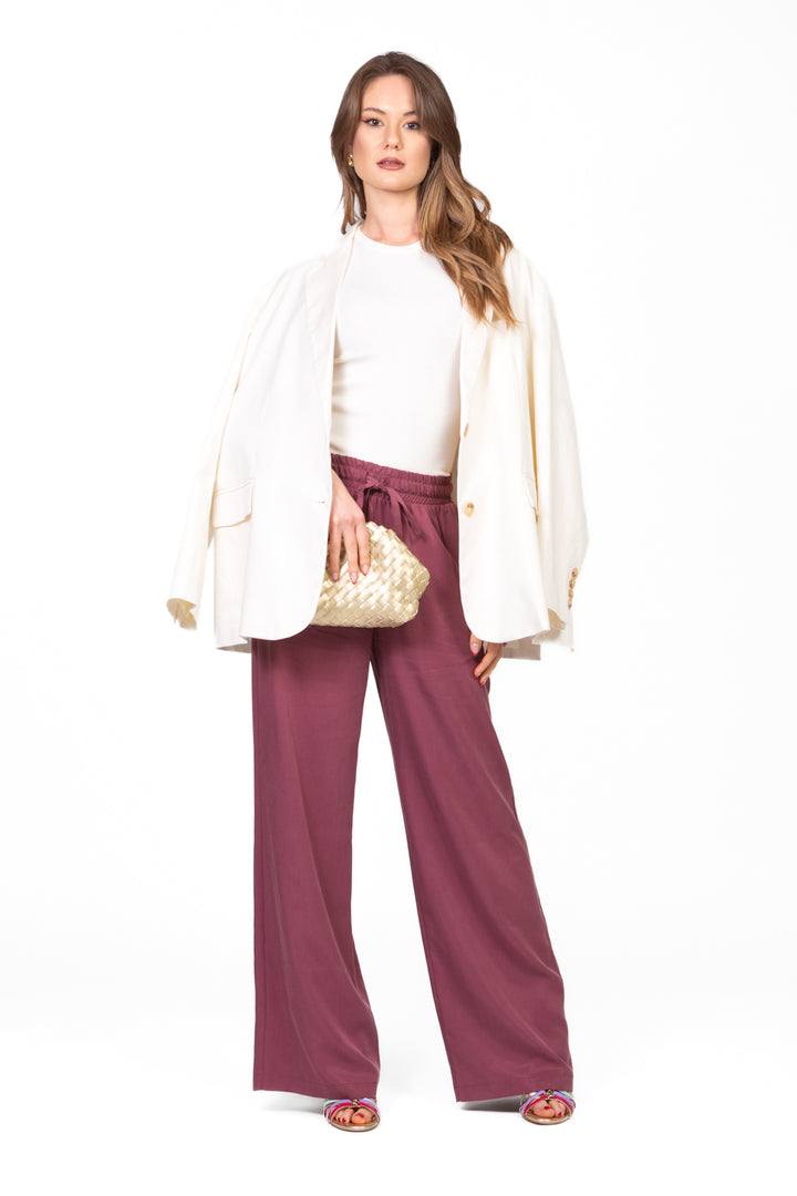 Vicolo - Pantalone palazzo con coulisse Art. TD0560