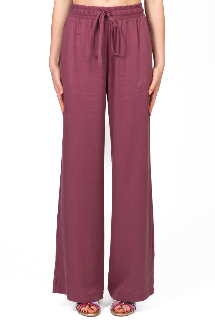 Vicolo - Pantalone palazzo con coulisse Art. TD0560