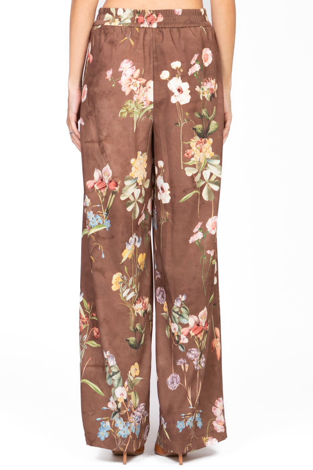 Vicolo - Pantalone floreale con elastico Art. TD2264