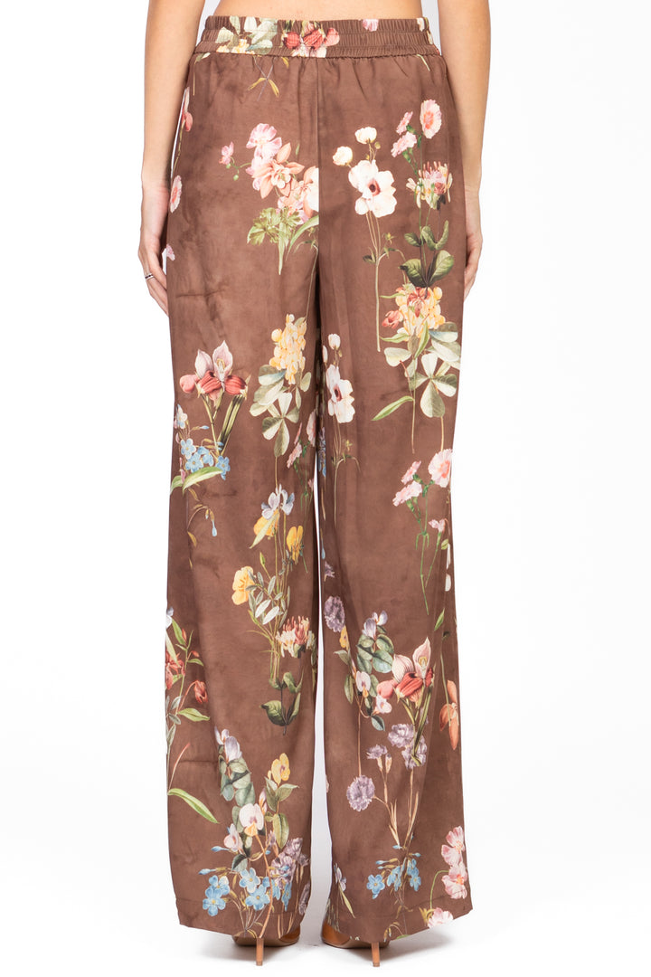 Vicolo - Pantalone floreale con elastico Art. TD2264