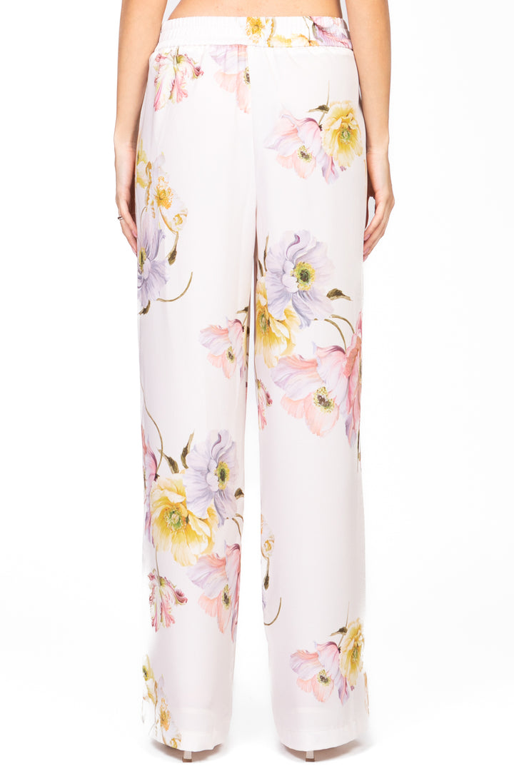 Vicolo - Pantalone floreale con elastico Art. TD2267