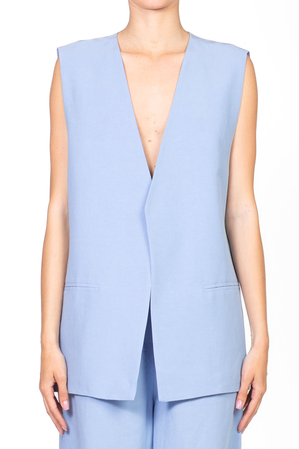 Tensione In - Gilet over con spacchi Art. 25D7580