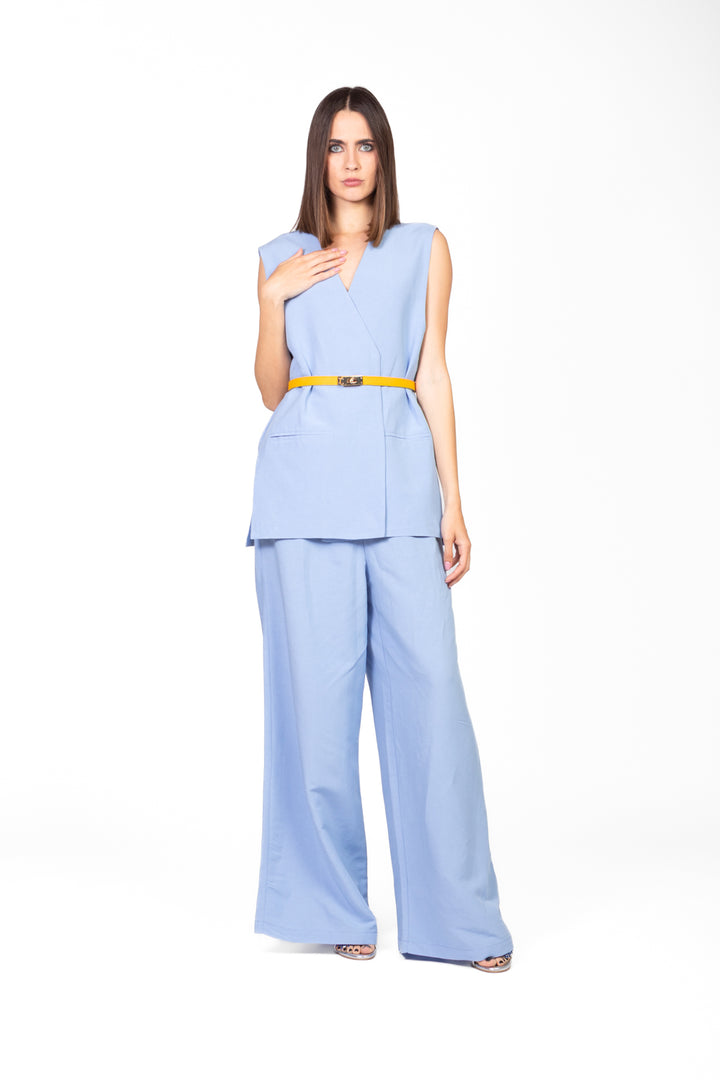 Tensione In - Gilet over con spacchi Art. 25D7580