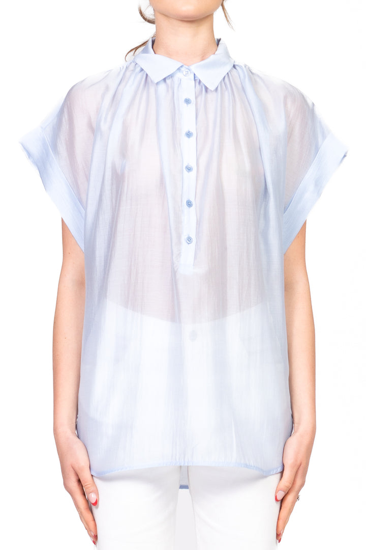 Vicolo - Blusa chester manica corta Art. TD0342