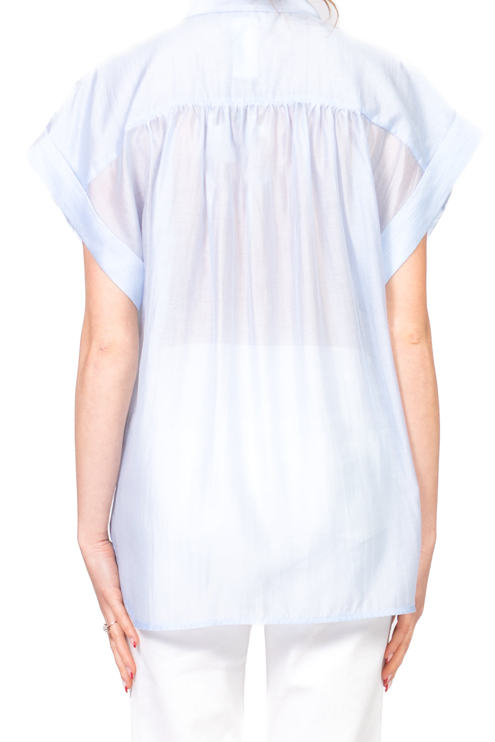 Vicolo - Blusa chester manica corta Art. TD0342