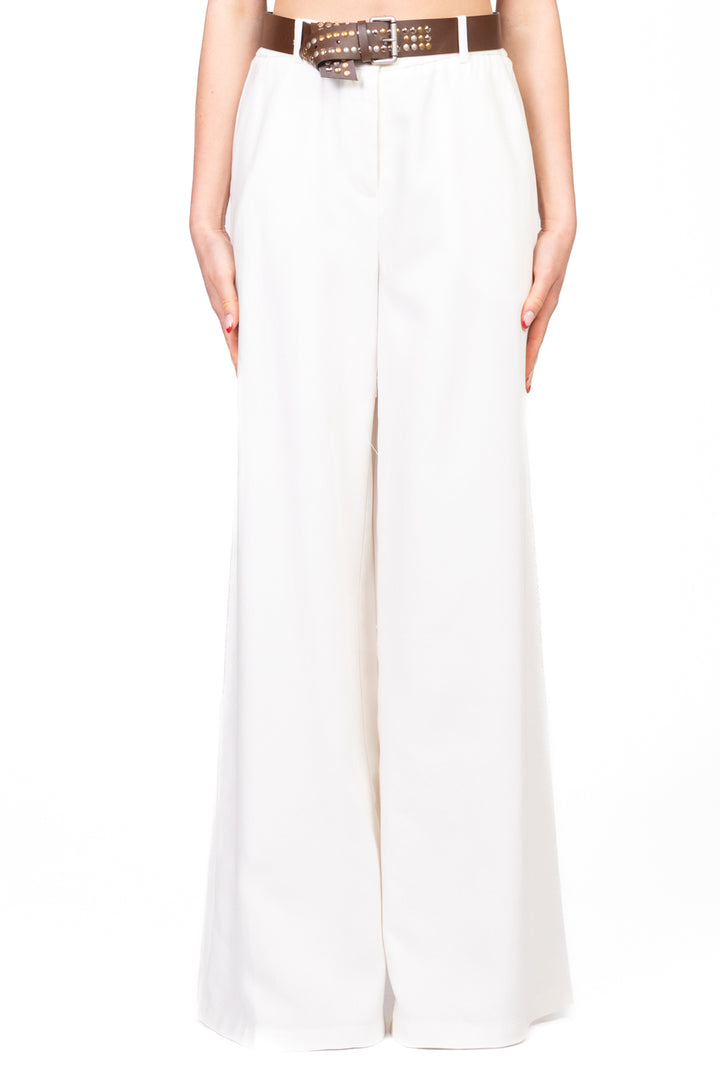 Tensione In - Pantalone palazzo chambray Art. 25P7589