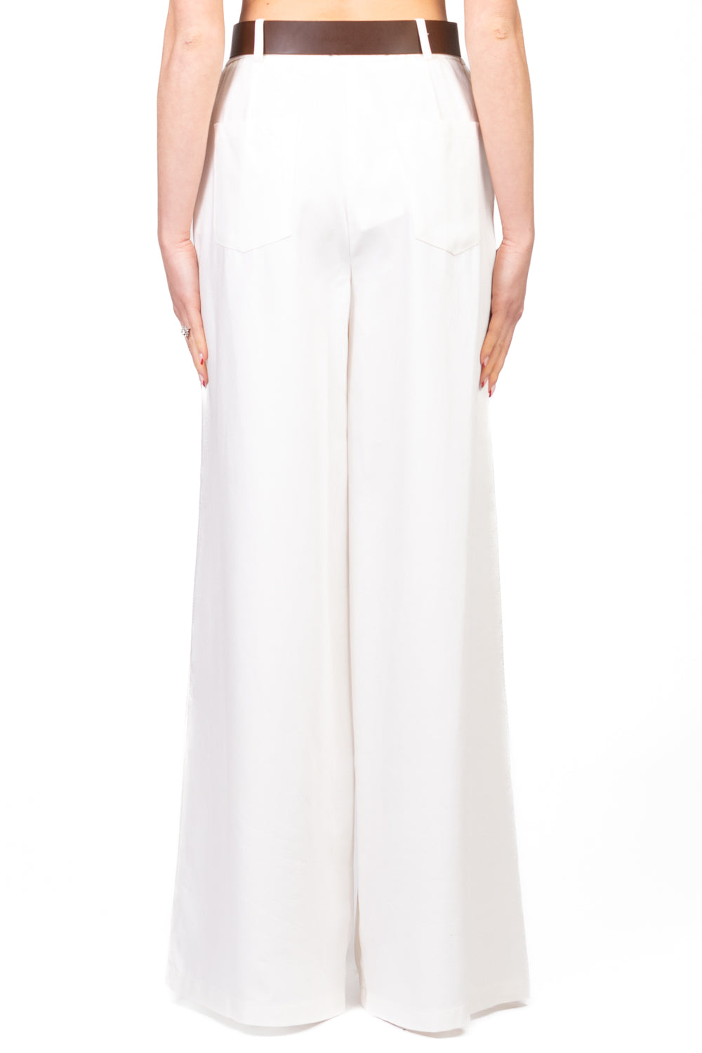Tensione In - Pantalone palazzo chambray Art. 25P7589