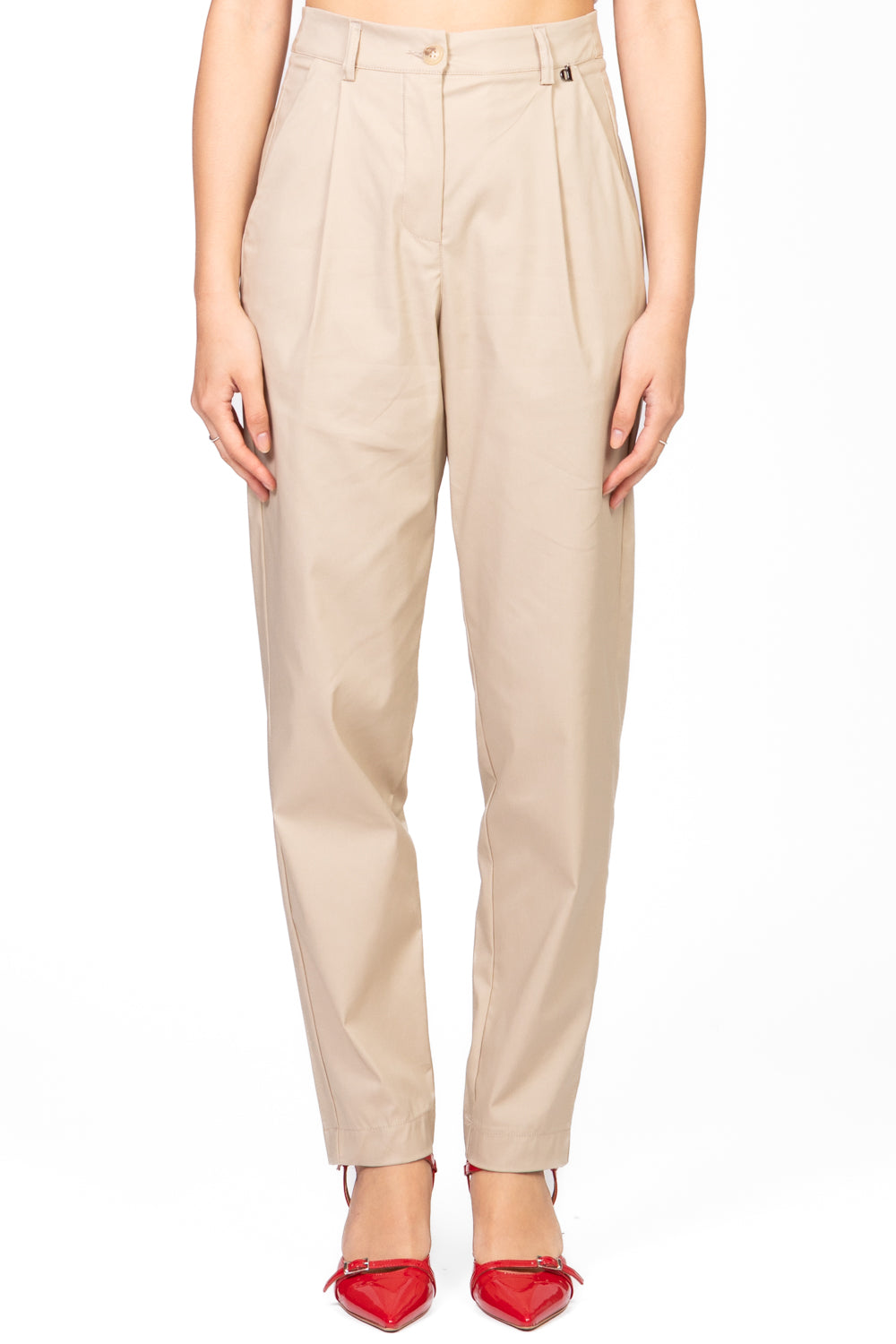 Dixie - Pantalone carrot con pinces Art. PDHVUEH
