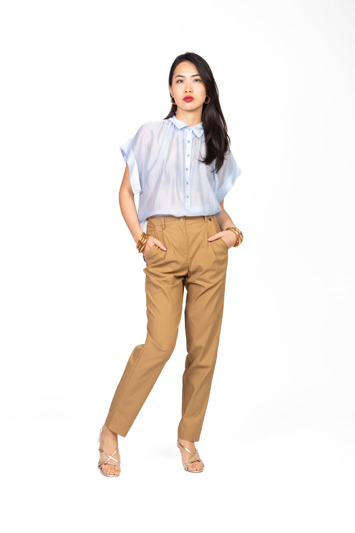 Dixie - Pantalone carrot con pinces Art. PDHVUEH