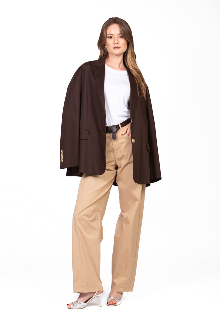 Vicolo - Pantalone barrel con cinta Art. TD2111