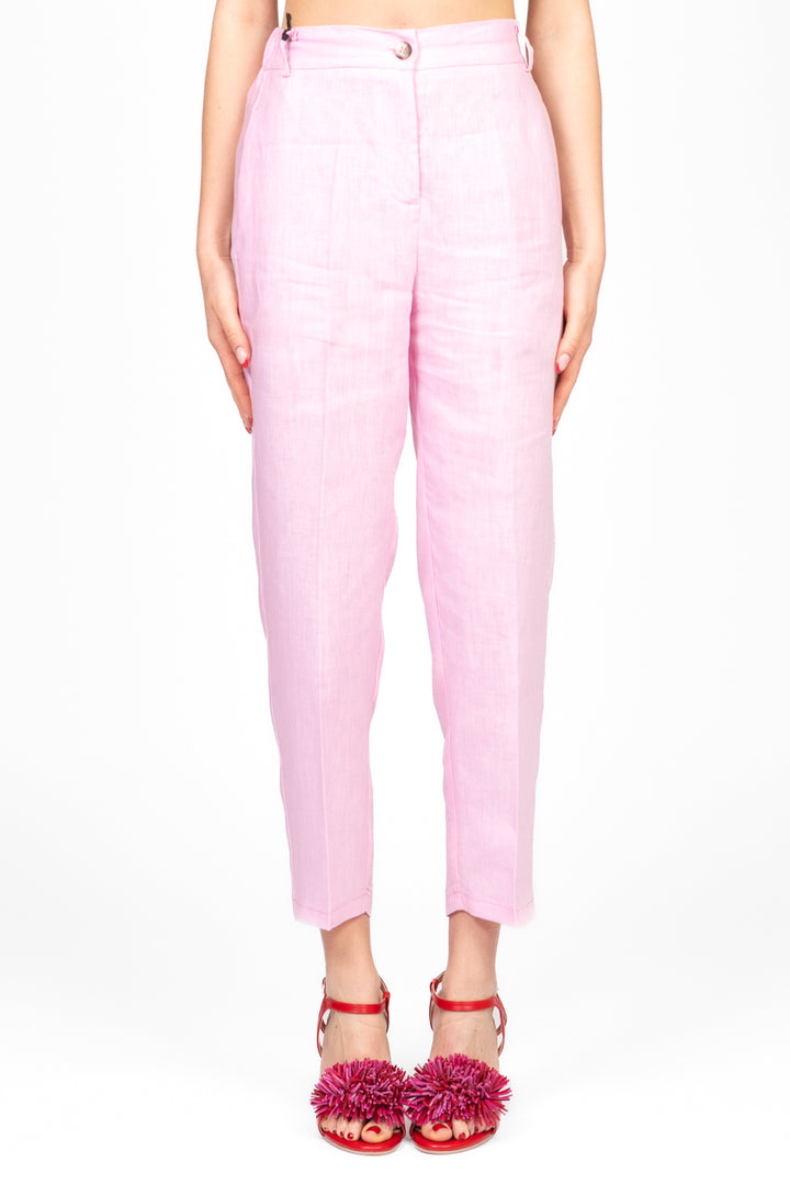 Vicolo - Pantalone carrot con elastico dietro Art. TD1876