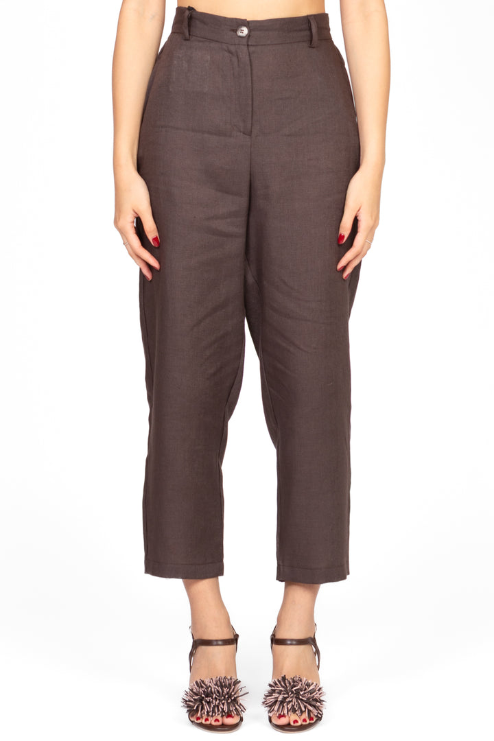 Vicolo - Pantalone carrot con elastico dietro Art. TD1876