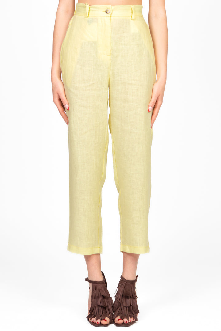 Vicolo - Pantalone carrot con elastico dietro Art. TD1876