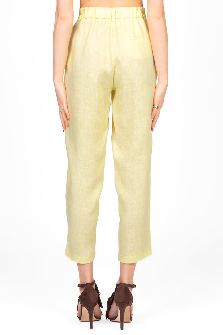 Vicolo - Pantalone carrot con elastico dietro Art. TD1876