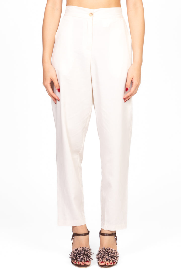 Vicolo - Pantalone carrot con elastico posteriore Art. TD1878