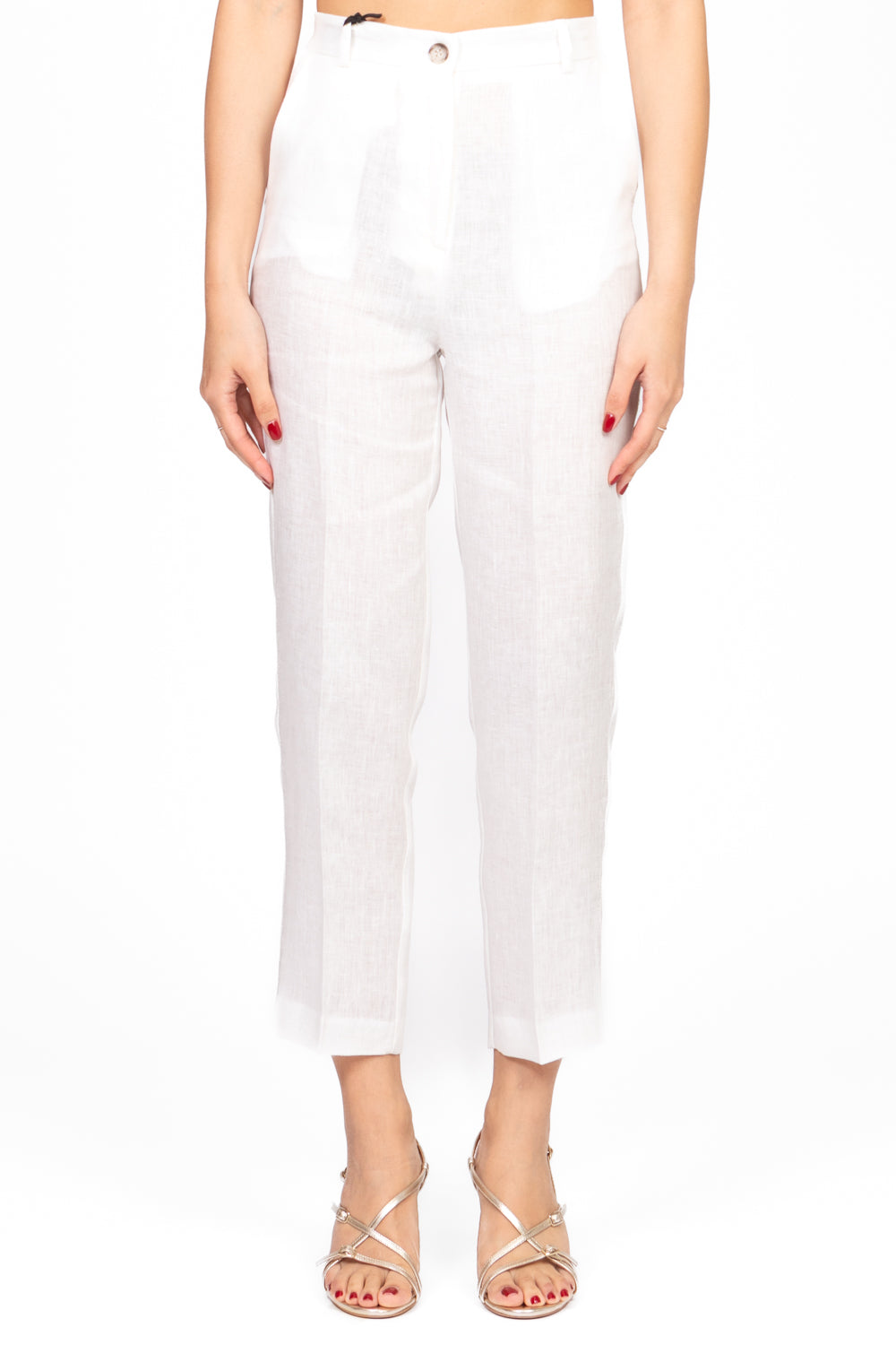 Vicolo - Pantalone sigaretta con elastico posteriore Art. TD0908