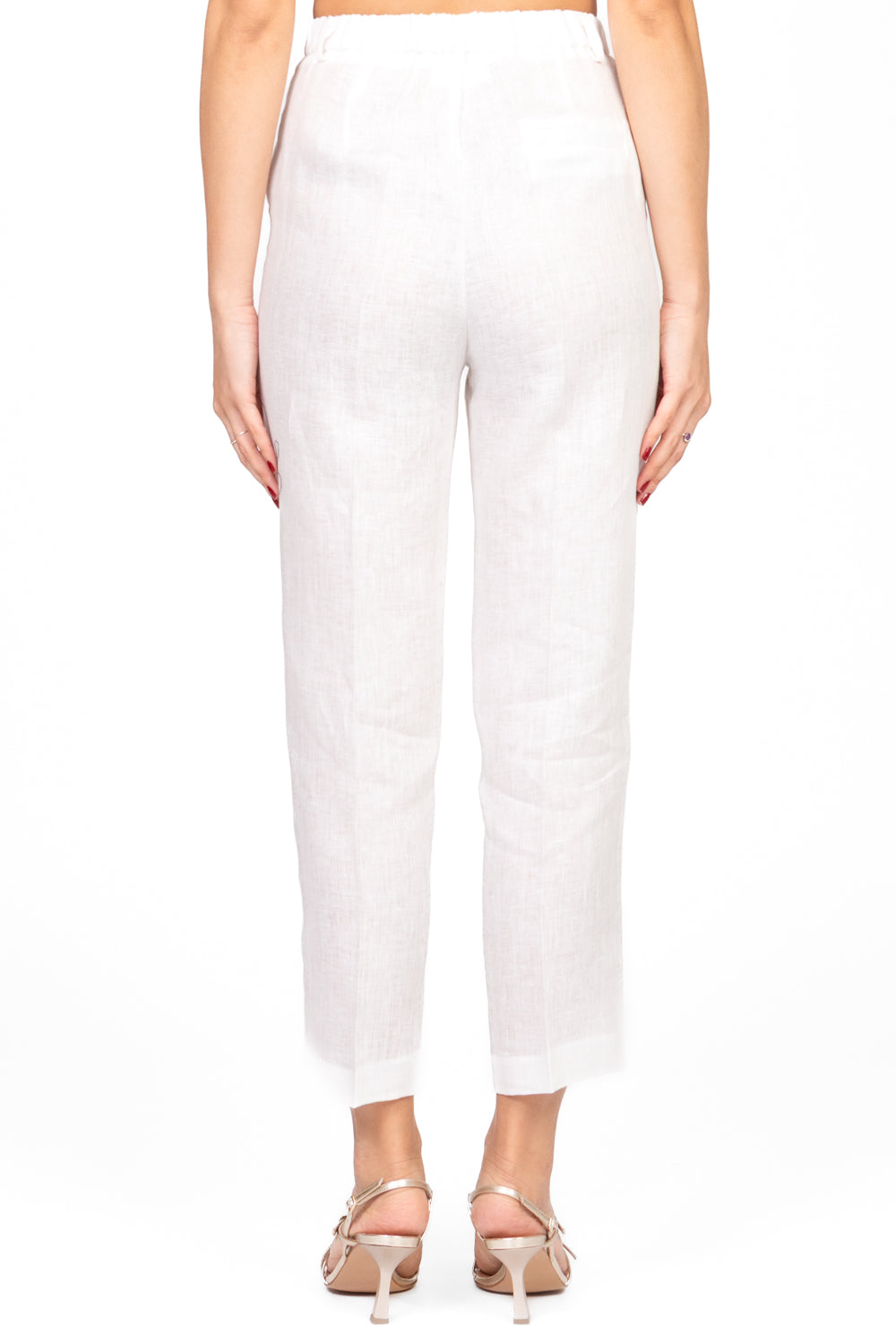 Vicolo - Pantalone sigaretta con elastico posteriore Art. TD0908