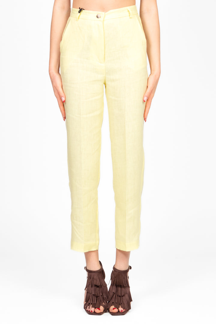 Vicolo - Pantalone sigaretta con elastico posteriore Art. TD0908
