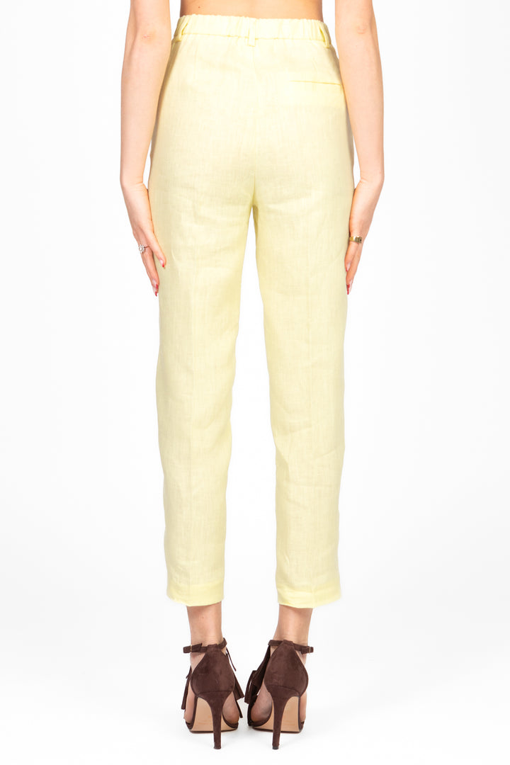 Vicolo - Pantalone sigaretta con elastico posteriore Art. TD0908