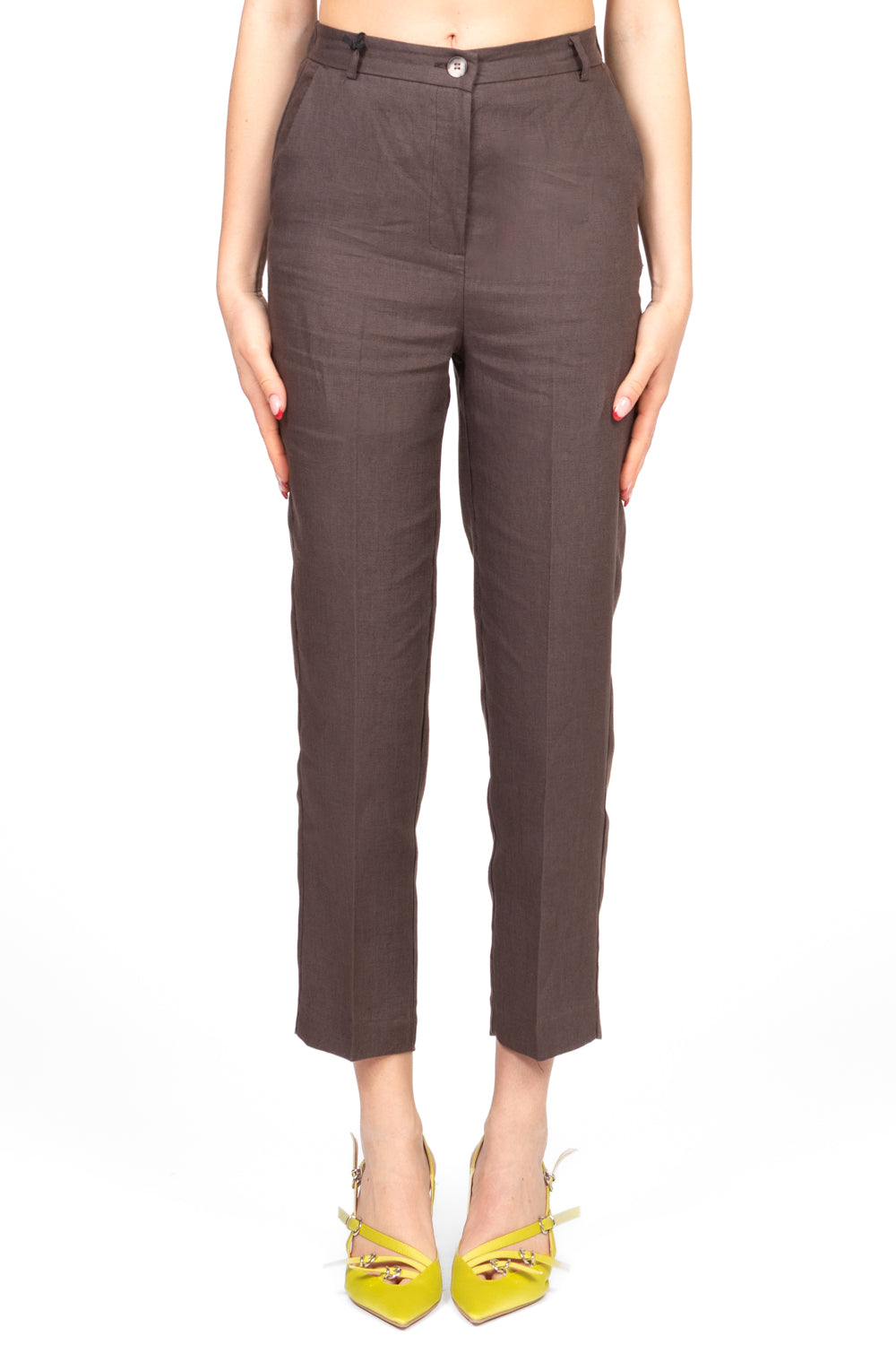 Vicolo - Pantalone sigaretta con elastico posteriore Art. TD0908
