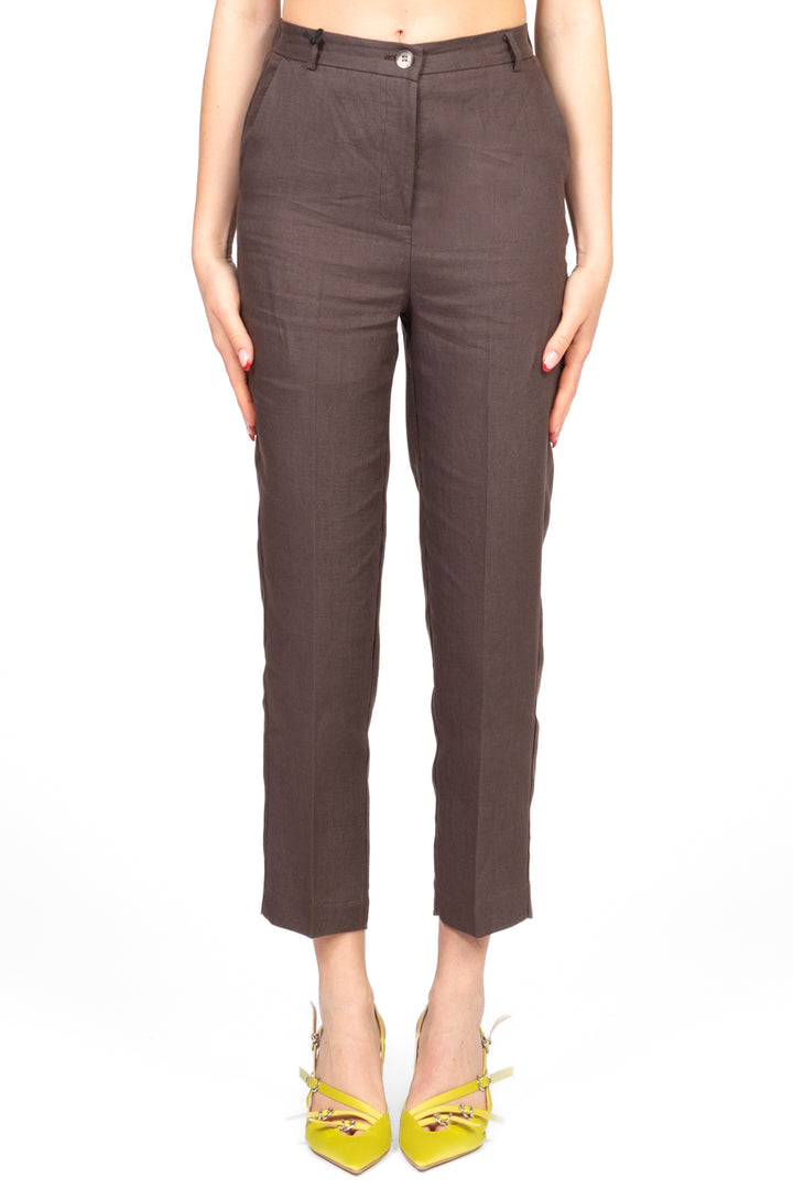 Vicolo - Pantalone sigaretta con elastico posteriore Art. TD0908