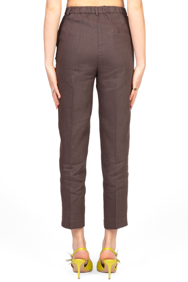 Vicolo - Pantalone sigaretta con elastico posteriore Art. TD0908