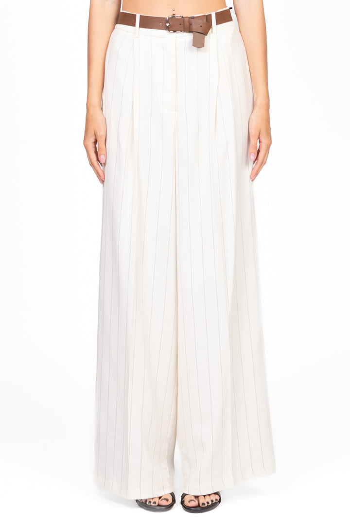 Vicolo - Pantalone gessato palazzo con taschini Art. TD2349