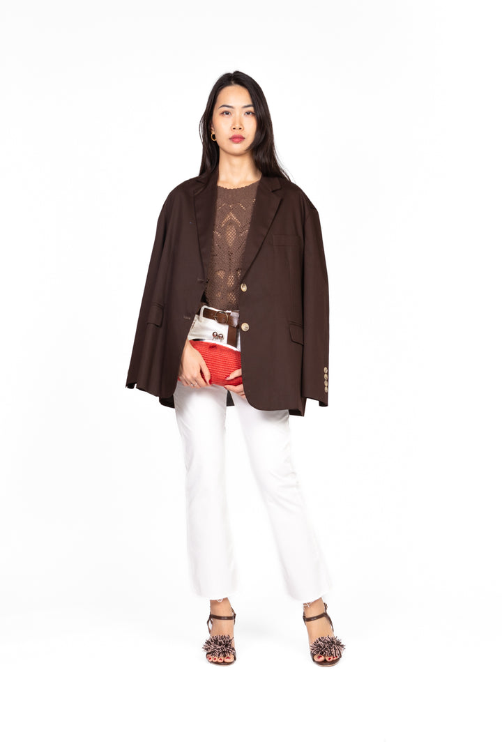 Vicolo - Top in maglia crochet Art. 77035D