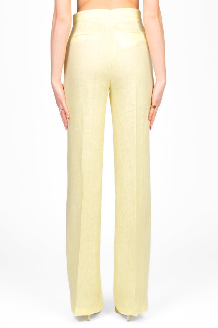 Vicolo - Pantalone gamba dritta in lino Art. TD1872