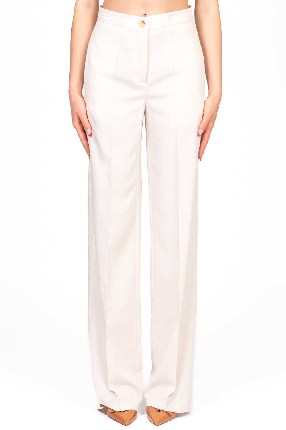 Vicolo - Pantalone palazzo con tasca filo Art. TD1877