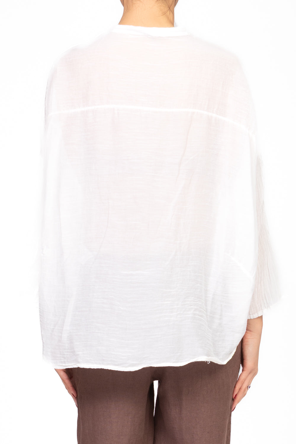 Tensione In - Camicia goffrata in mussola Art. S25CB38