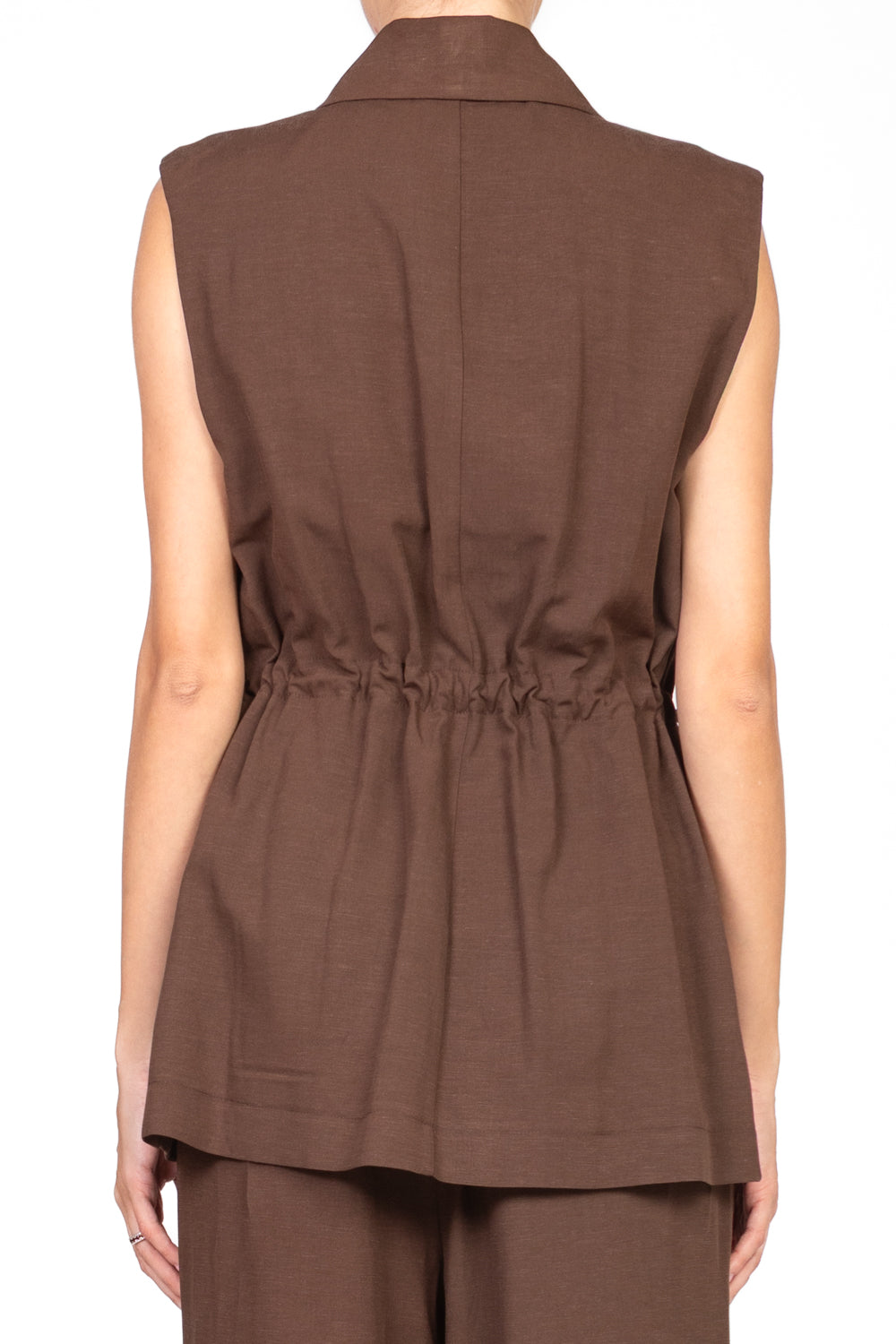 Dixie - Completo gilet over e pantalone palazzo Art. L845W015/P845W213