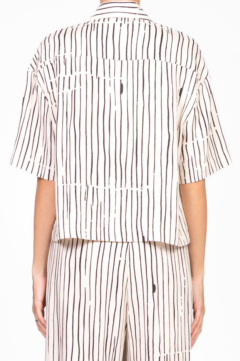 Vicolo - Camicia rigata con taschini Art. TD2412