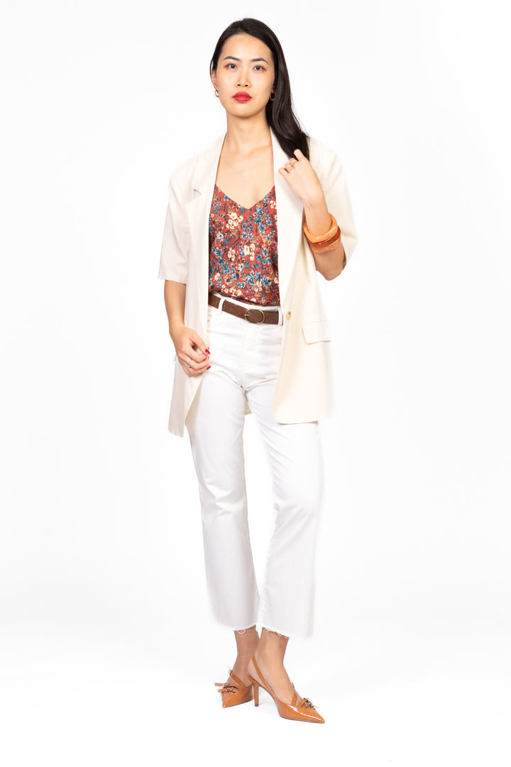 Vicolo - Top floreale in satin Art. TD2369