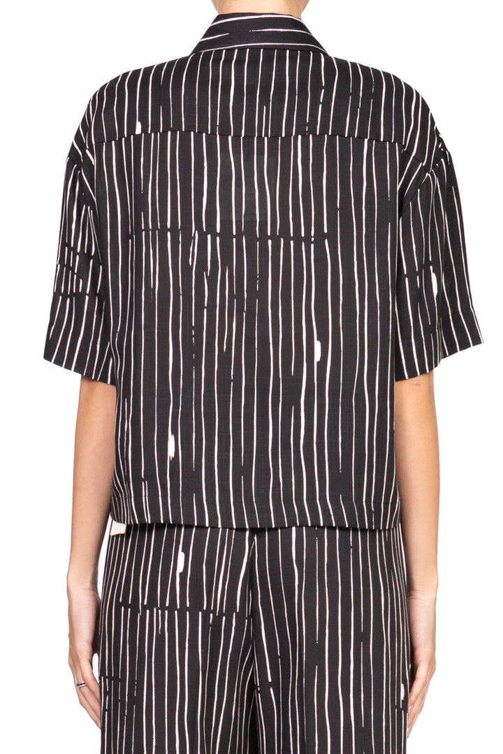 Vicolo - Camicia rigata con taschini Art. TD2412