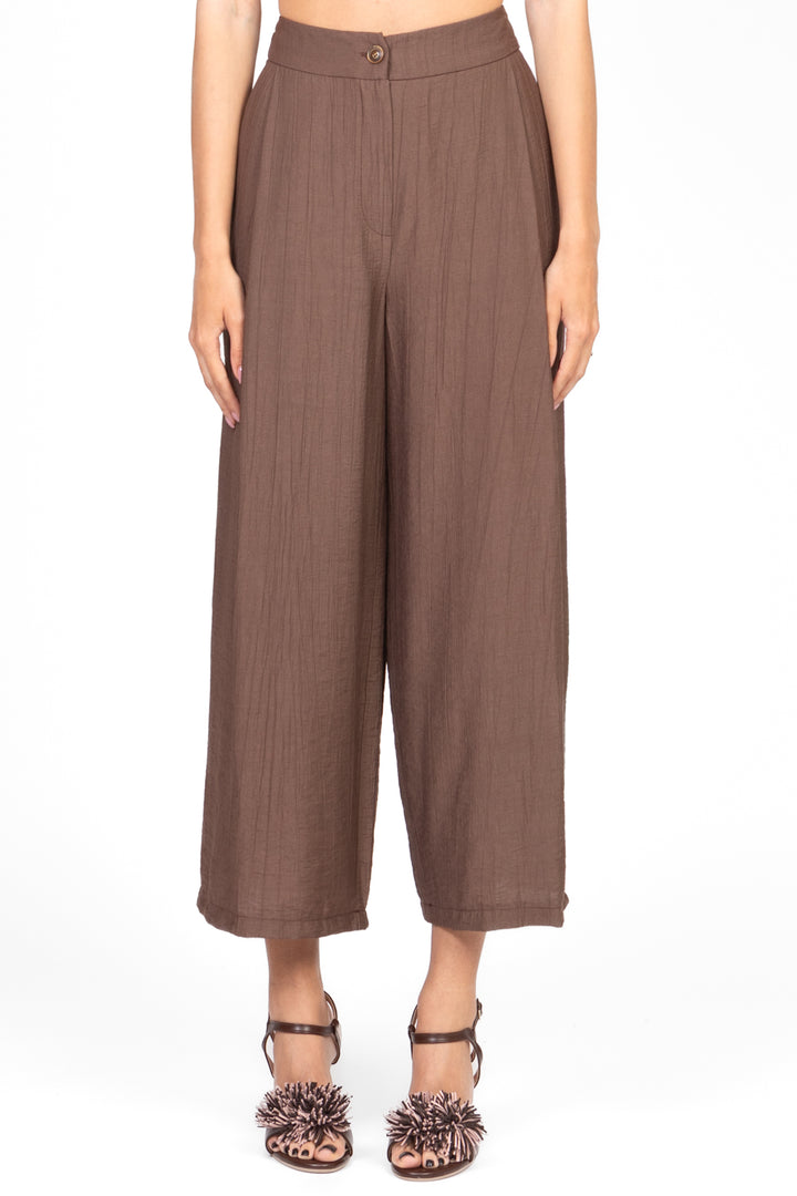 Tensione In - Pantalone coulotte goffrato Art. 25P7639
