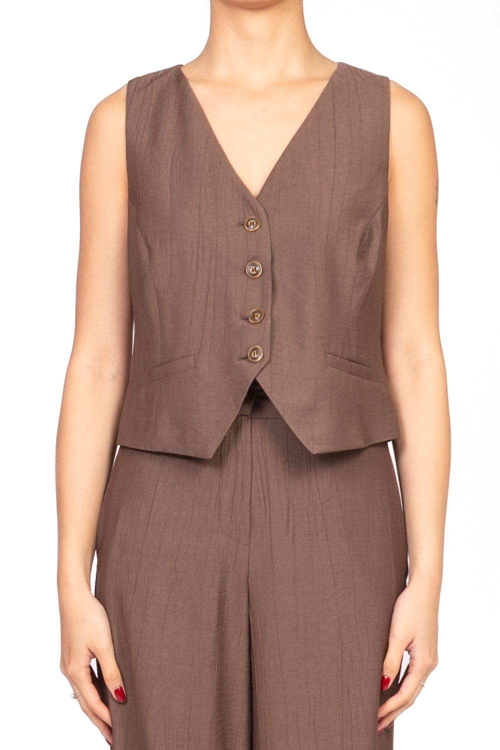 Tensione In - Completo gilet e pantalone goffrato Art. 25C7632