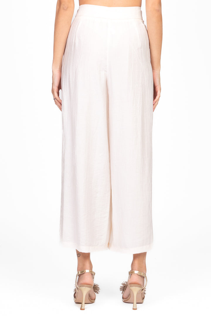 Tensione In - Pantalone coulotte goffrato Art. 25P7639